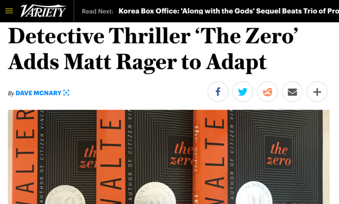 Detective Thriller 'The Zero' Adds Matt Rager to Adapt